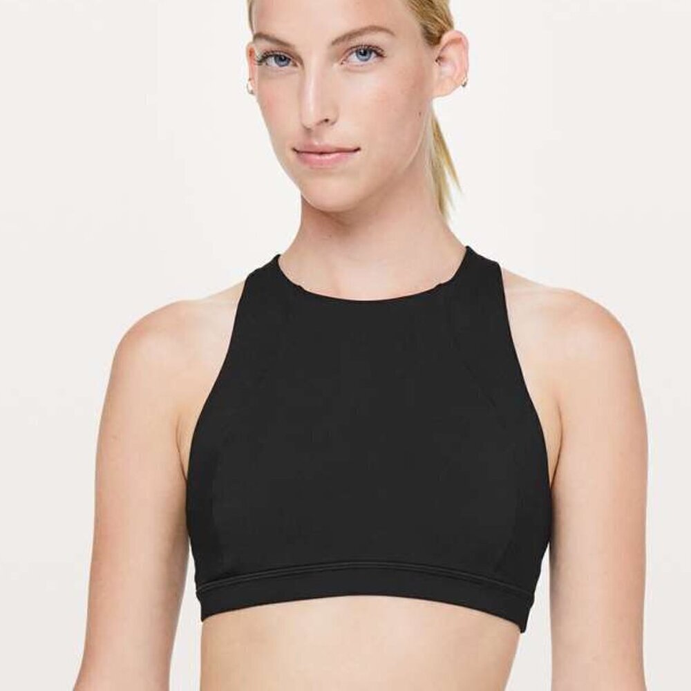 Lululemon Free To Be Serene Bra *High Neck - 12 Black
